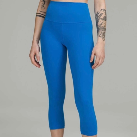 lululemon athletica Pants - Lululemon Align High-Rise Crop 21" Poolside Size 10